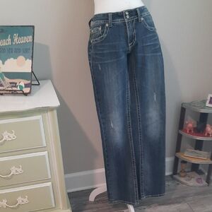 Miss Me Women's Dark Blue Boot Cut Jeans